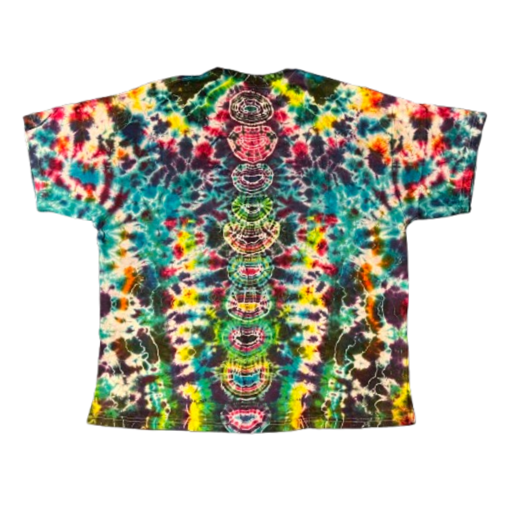 Hand-Dyed Tie Dye T-Shirt, Size XXL (FE2X07)