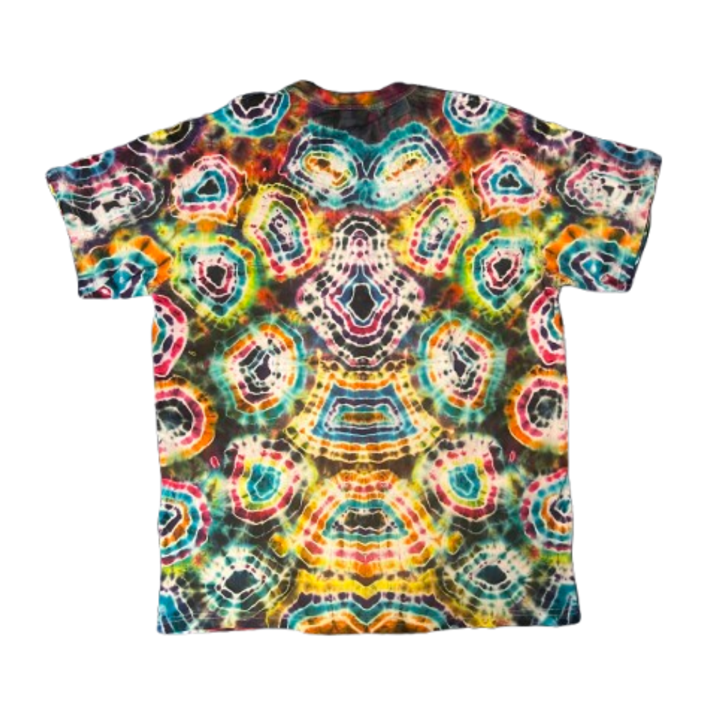 Hand-Dyed Tie Dye T-Shirt, Size L (FEL10)