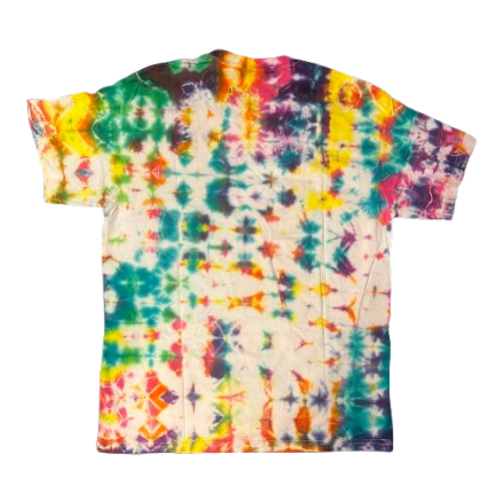 Hand-Dyed Tie Dye T-Shirt, Size L (FEL12)