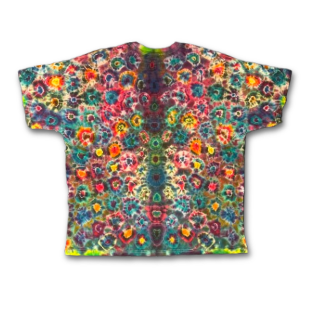 Hand-Dyed Tie Dye T-Shirt, Size XXL (FE2X02)