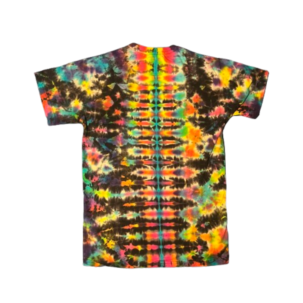 Hand-Dyed Tie Dye T-Shirt, Size S (FES3)