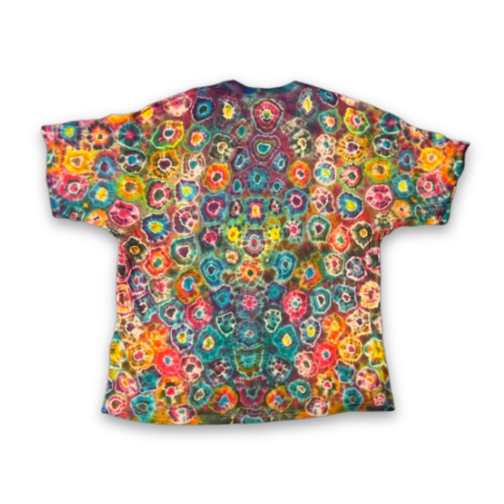 Hand-Dyed Tie Dye T-Shirt, Size XXL (FE2X03)