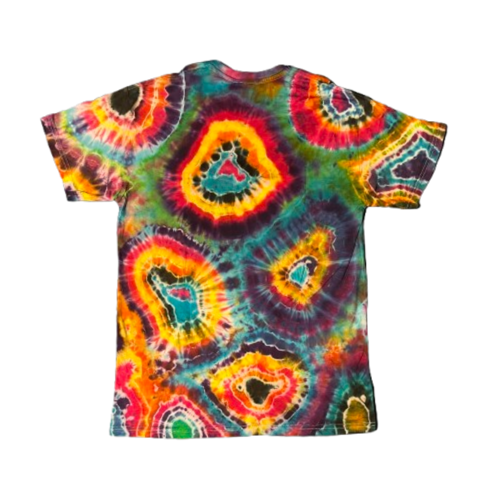 Hand-Dyed Tie Dye T-Shirt, Size M (FEM03)