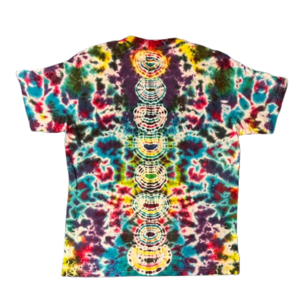 Hand-Dyed Tie Dye T-Shirt, Size L (FEL05)
