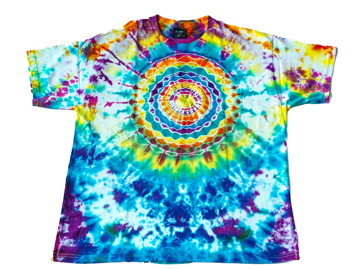 Hand-Dyed Tie Dye T-Shirt, Size XL (OCXL17)