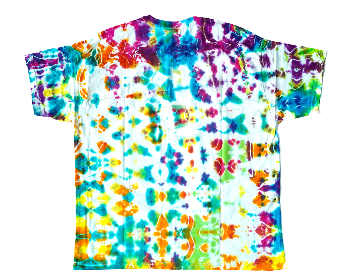 Hand-Dyed Tie Dye T-Shirt, Size XL (OCXL01)