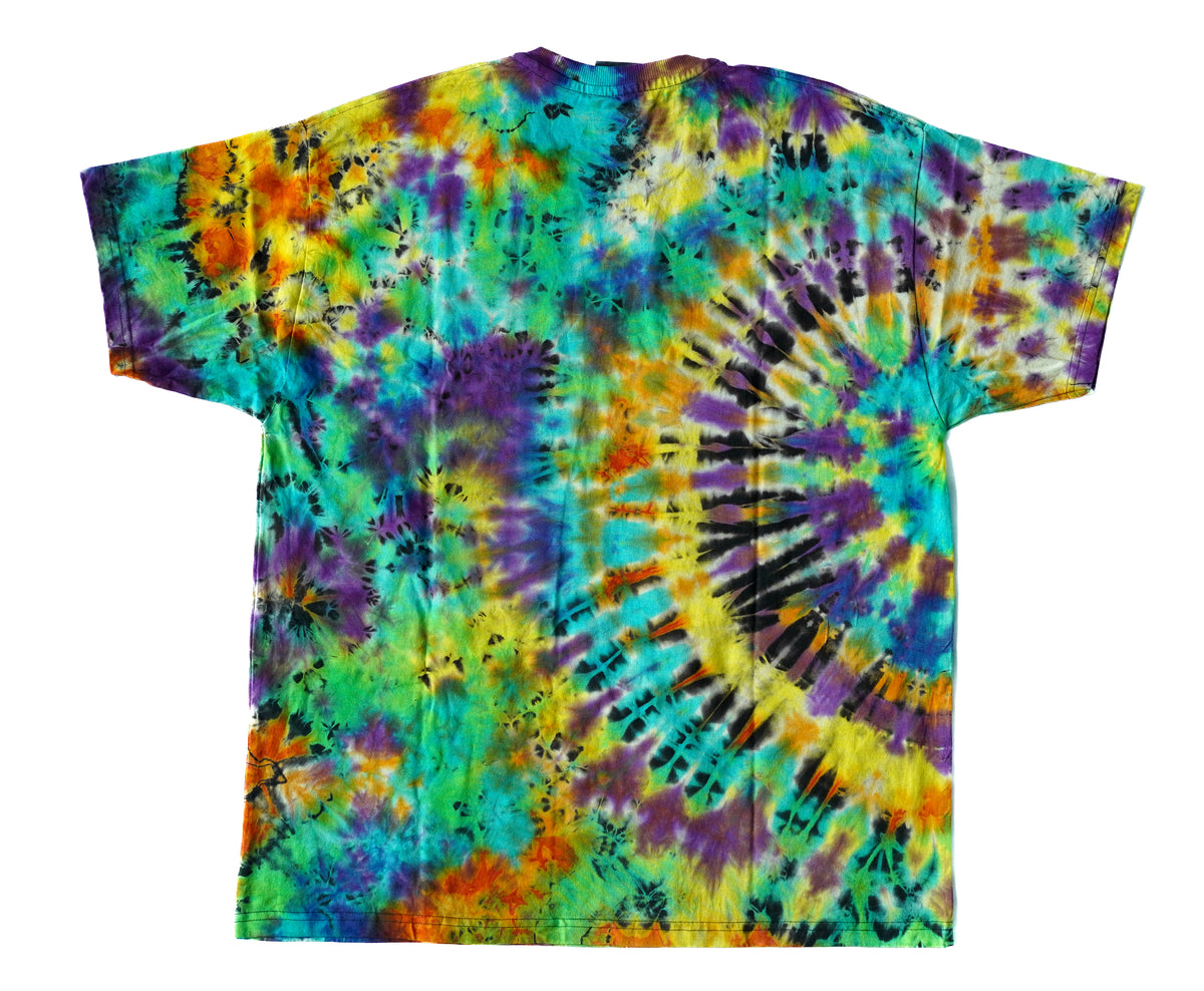 Hand-Dyed Tie Dye T-Shirt, Size XL (OCXL15)
