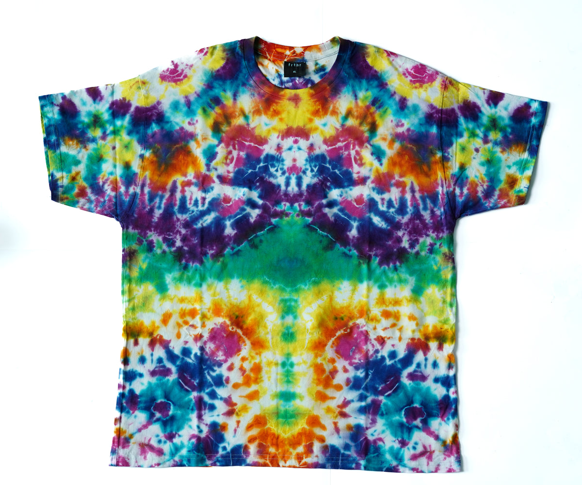 Hand-Dyed Tie Dye T-Shirt, Size XL (OCXL13)