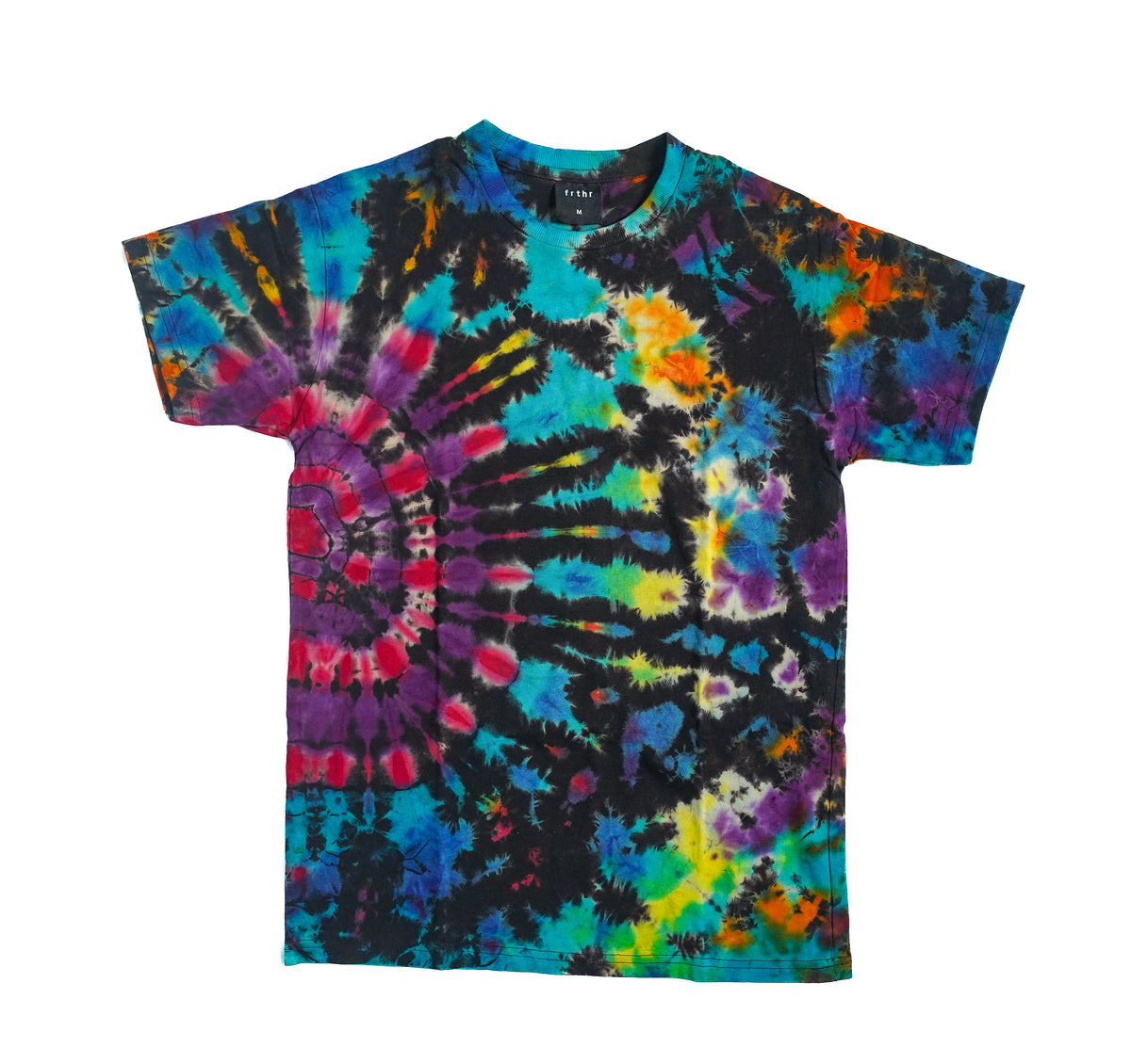 Hand-Dyed Tie Dye T-Shirt, Size M (OC05)
