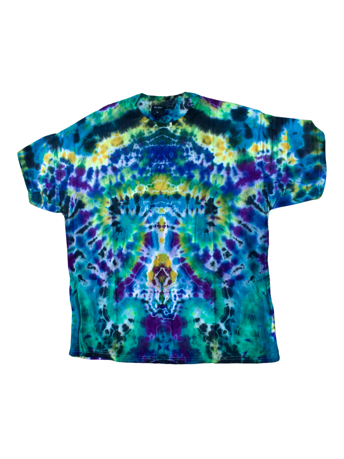 Hand-Dyed Tie Dye T-Shirt, Size XL (A202)
