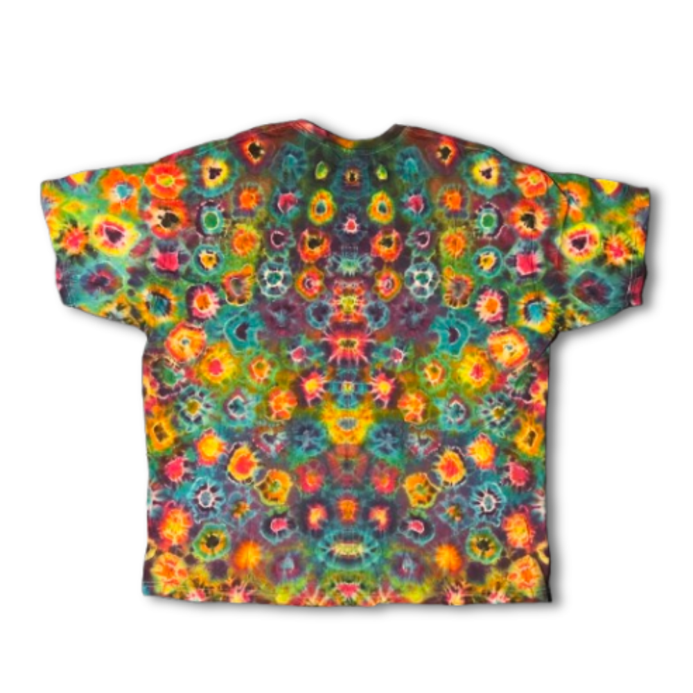 Hand-Dyed Tie Dye T-Shirt, Size XXL (FE2X05)