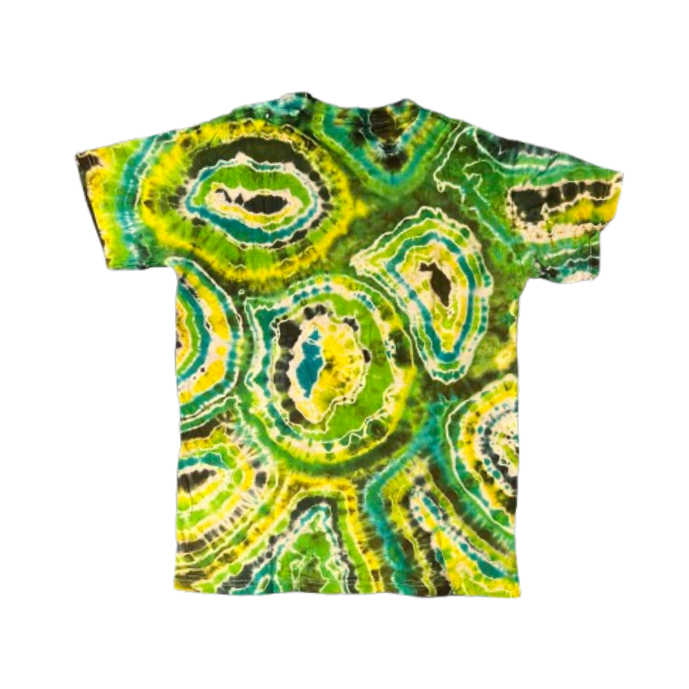Hand-Dyed Tie Dye T-Shirt, Size M (FEM06)