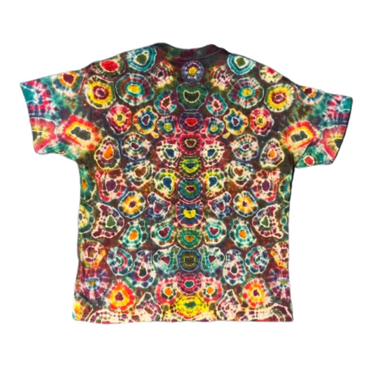 Hand-Dyed Tie Dye T-Shirt, Size XL (FEX06)