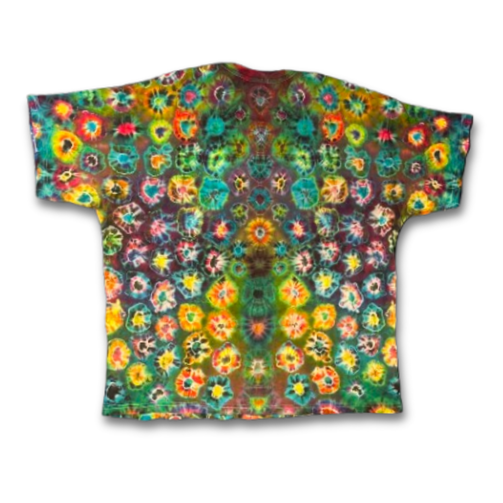 Hand-Dyed Tie Dye T-Shirt, Size XXL (FE2X06)