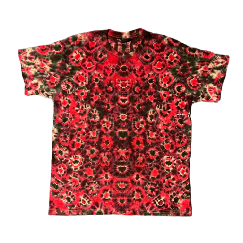 Hand-Dyed Tie Dye T-Shirt, Size L (FEL06)