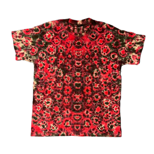 Hand-Dyed Tie Dye T-Shirt, Size L (FEL06)