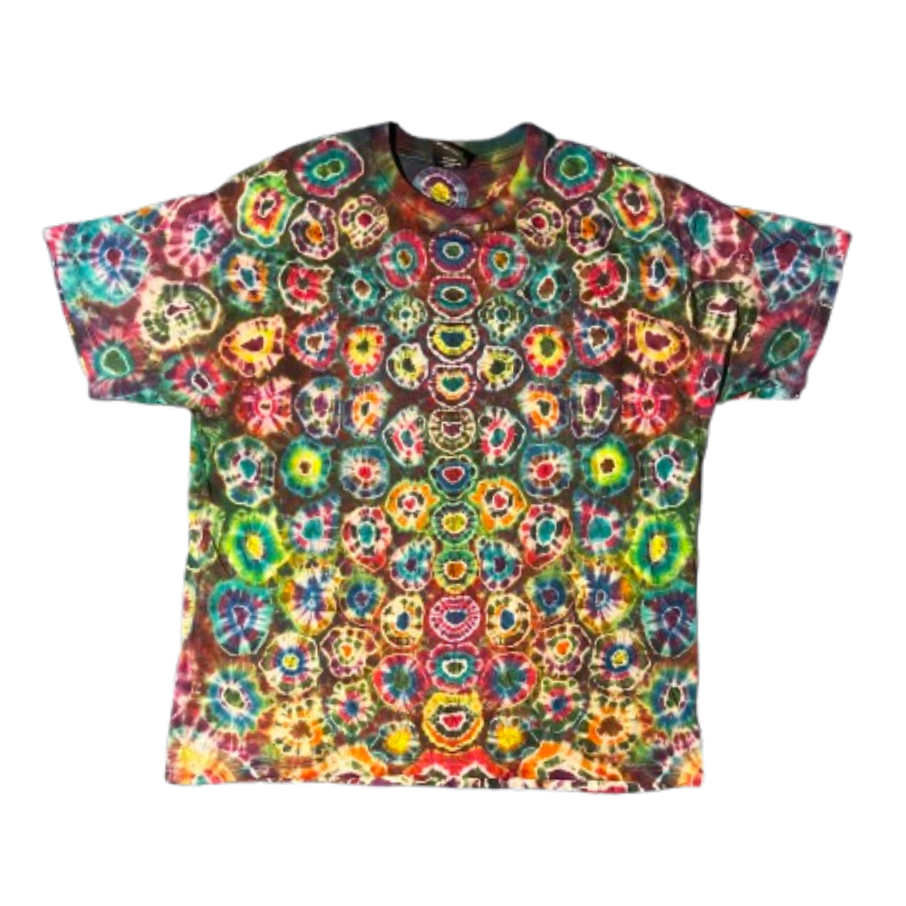 Hand-Dyed Tie Dye T-Shirt, Size XL (FEX06)