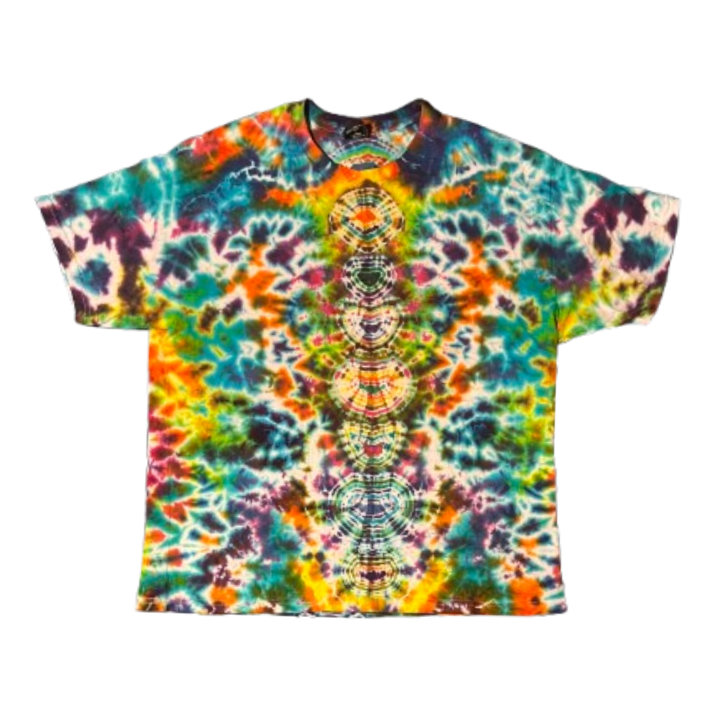Hand-Dyed Tie Dye T-Shirt, Size XL (FEX04)