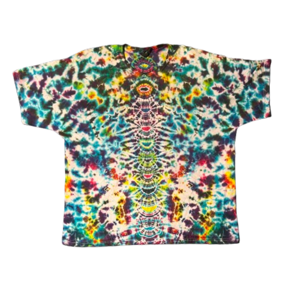 Hand-Dyed Tie Dye T-Shirt, Size XXL (FE2X09)