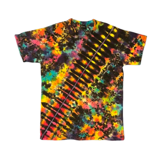 Hand-Dyed Tie Dye T-Shirt, Size M (FEM08)