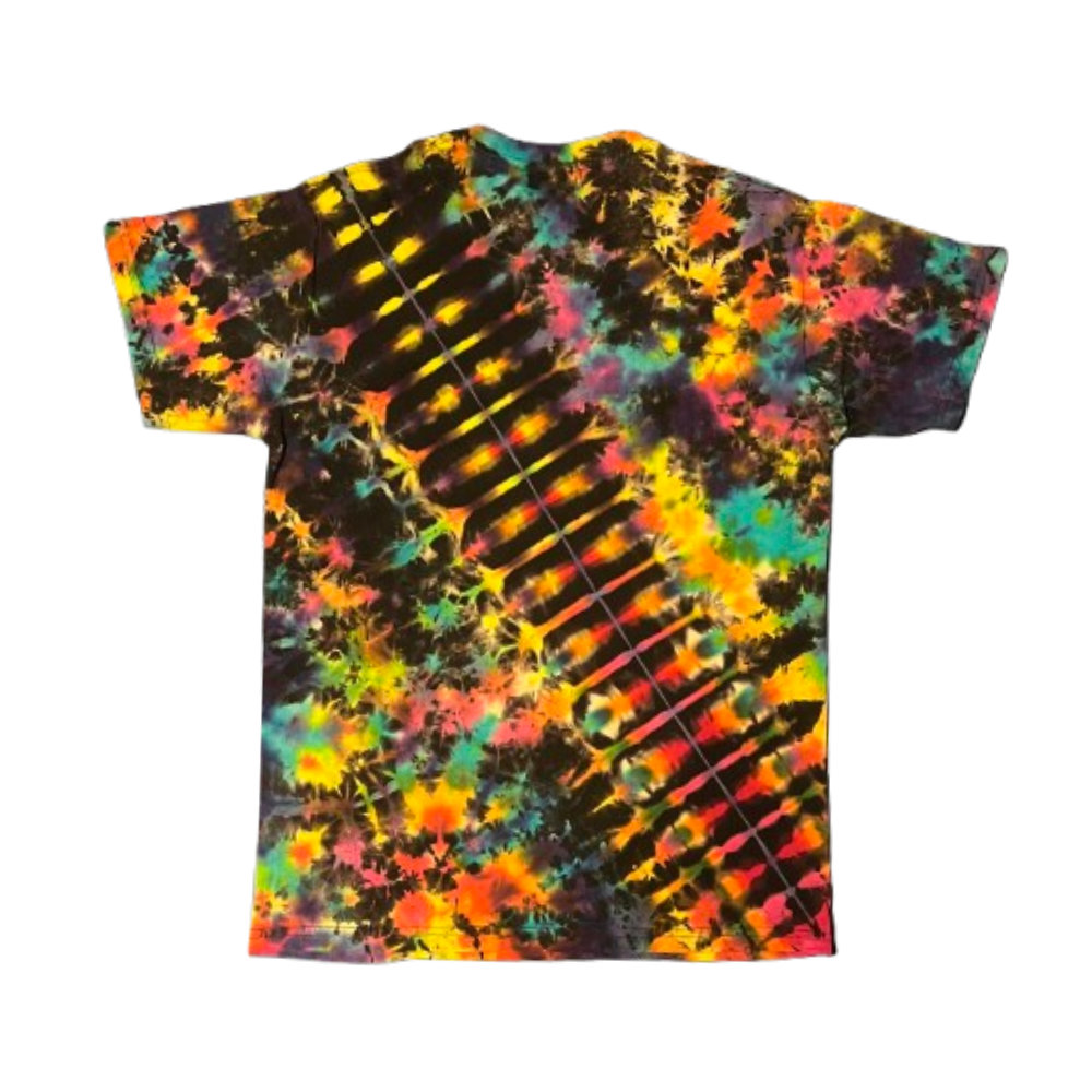 Hand-Dyed Tie Dye T-Shirt, Size M (FEM08)