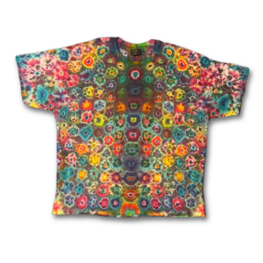 Hand-Dyed Tie Dye T-Shirt, Size XXL (FE2X02)