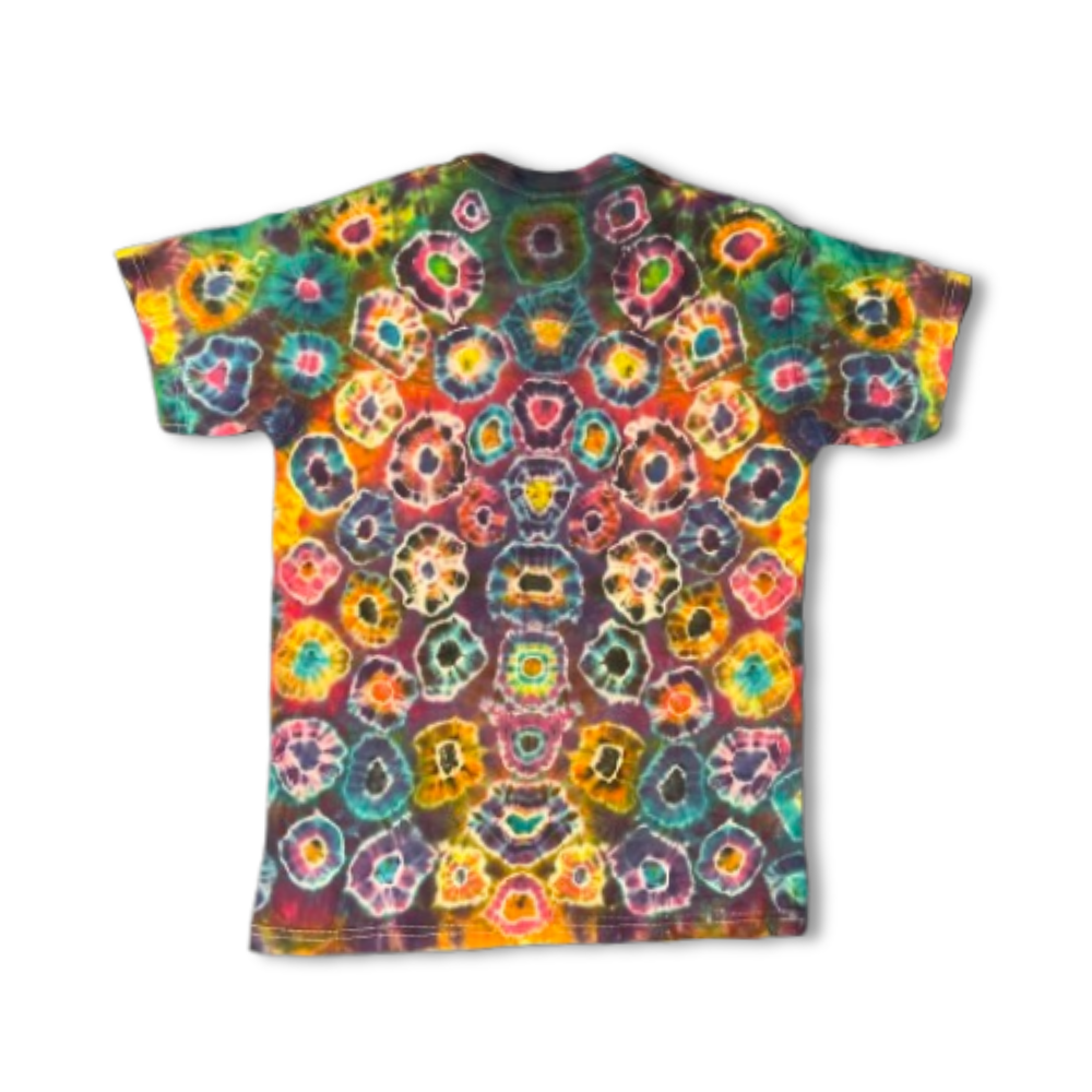 Hand-Dyed Tie Dye T-Shirt, Size M (FEM02)