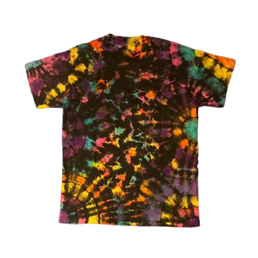 Hand-Dyed Tie Dye T-Shirt, Size L (FEL02)
