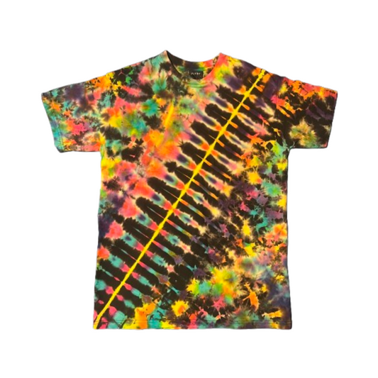 Hand-Dyed Tie Dye T-Shirt, Size S (FES1)
