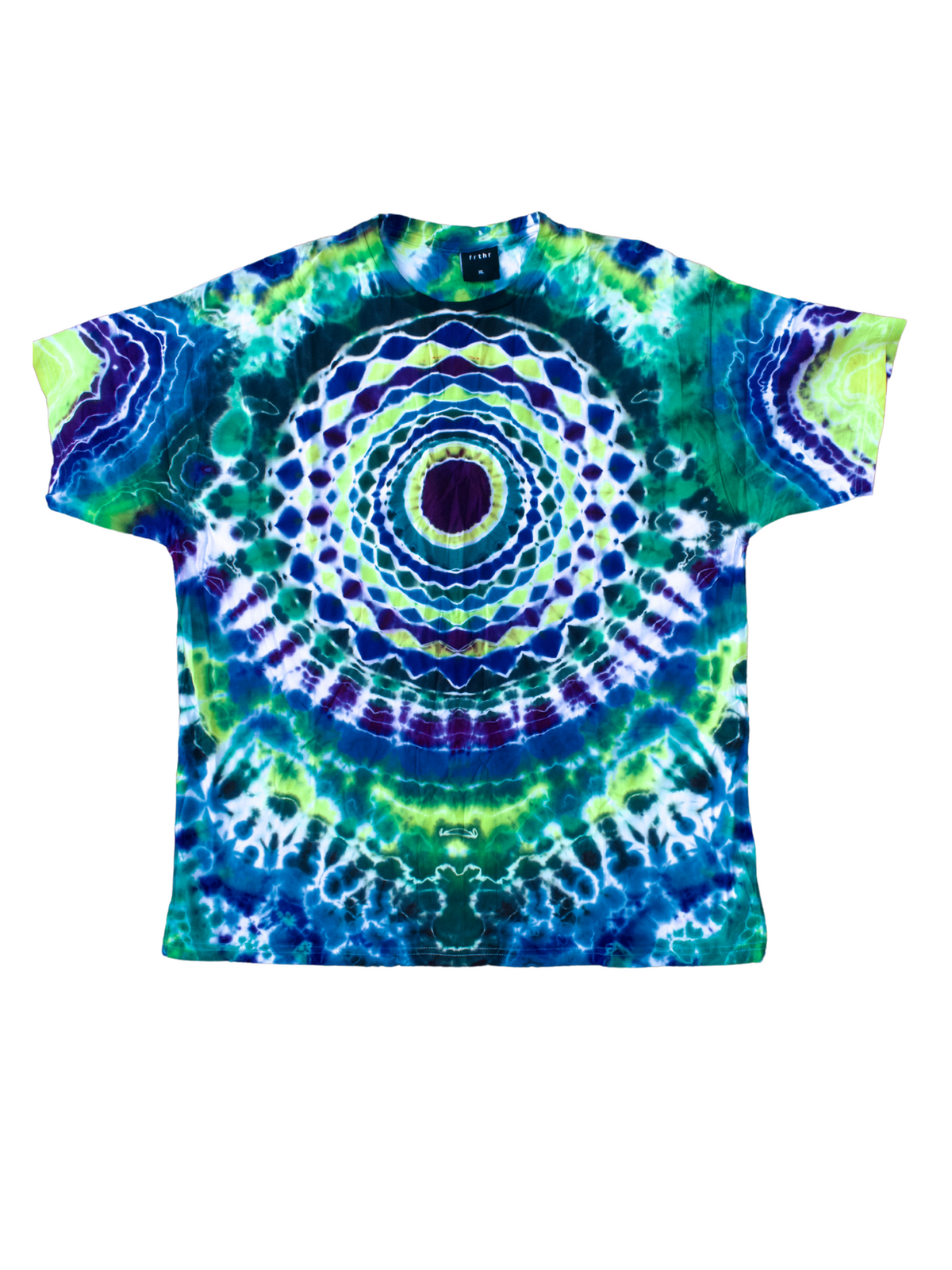 Hand-Dyed Tie Dye T-Shirt, Size XL (A203)