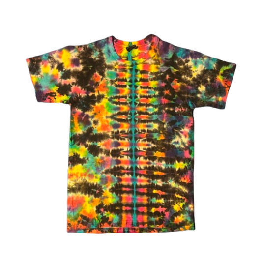 Hand-Dyed Tie Dye T-Shirt, Size S (FES3)
