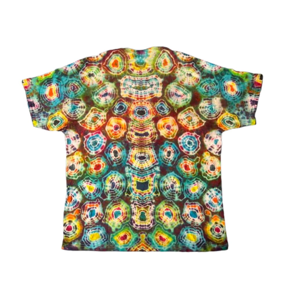 Hand-Dyed Tie Dye T-Shirt, Size XL (FEX07)