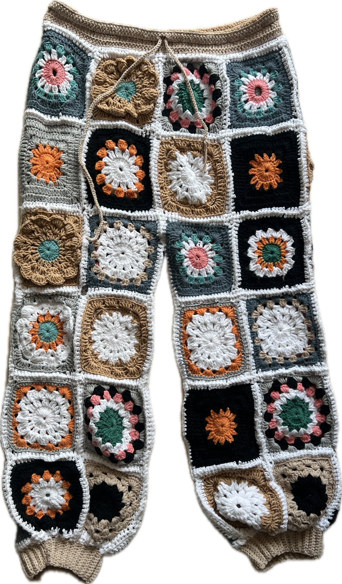 Handmade Crocheted Pants, Size L