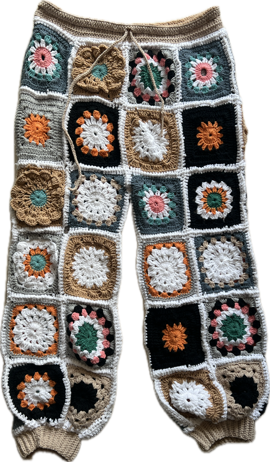 Handmade Crocheted Pants, Size L