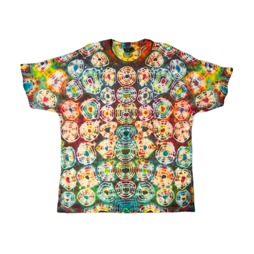 Hand-Dyed Tie Dye T-Shirt, Size XL (FEX07)