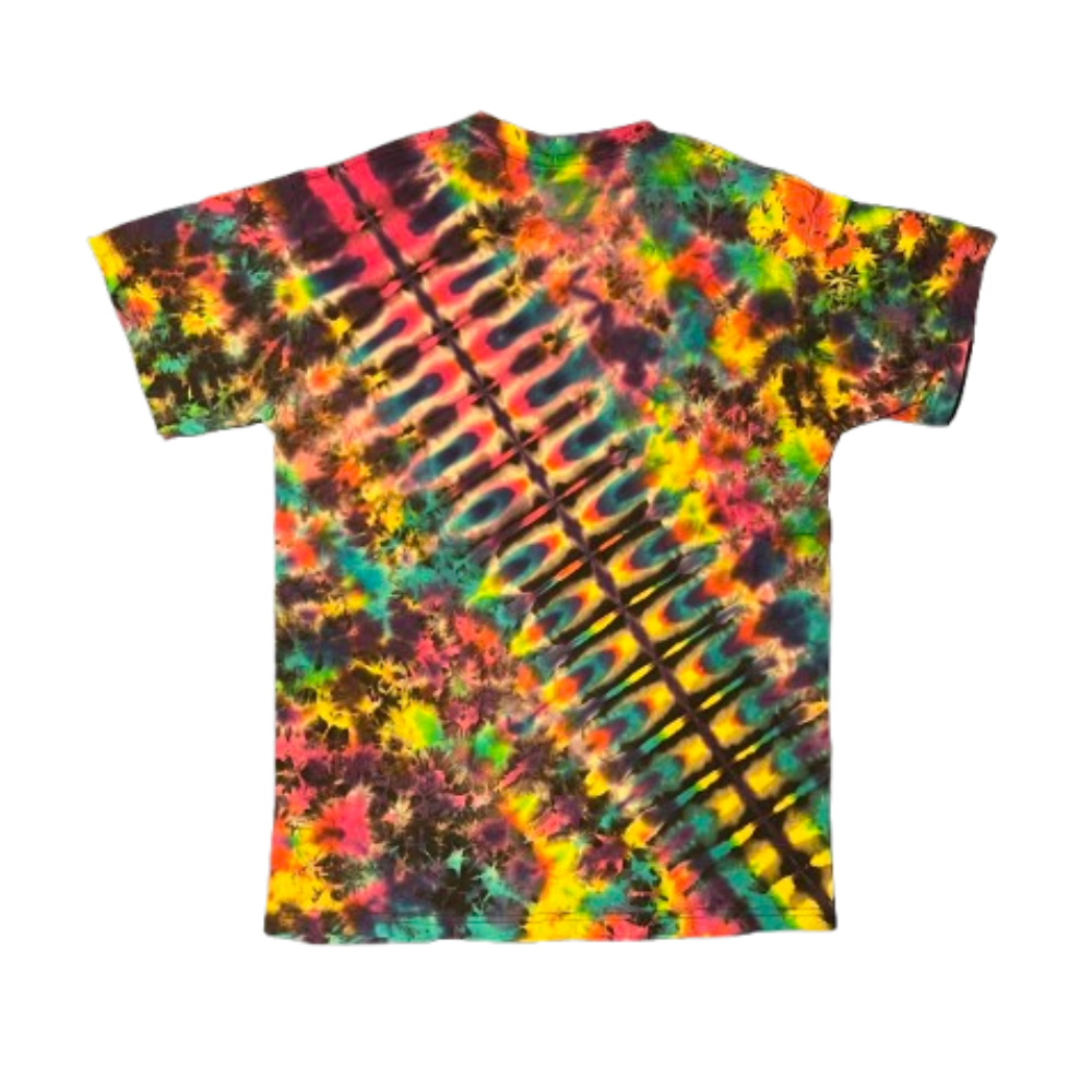 Hand-Dyed Tie Dye T-Shirt, Size M (FEM01)