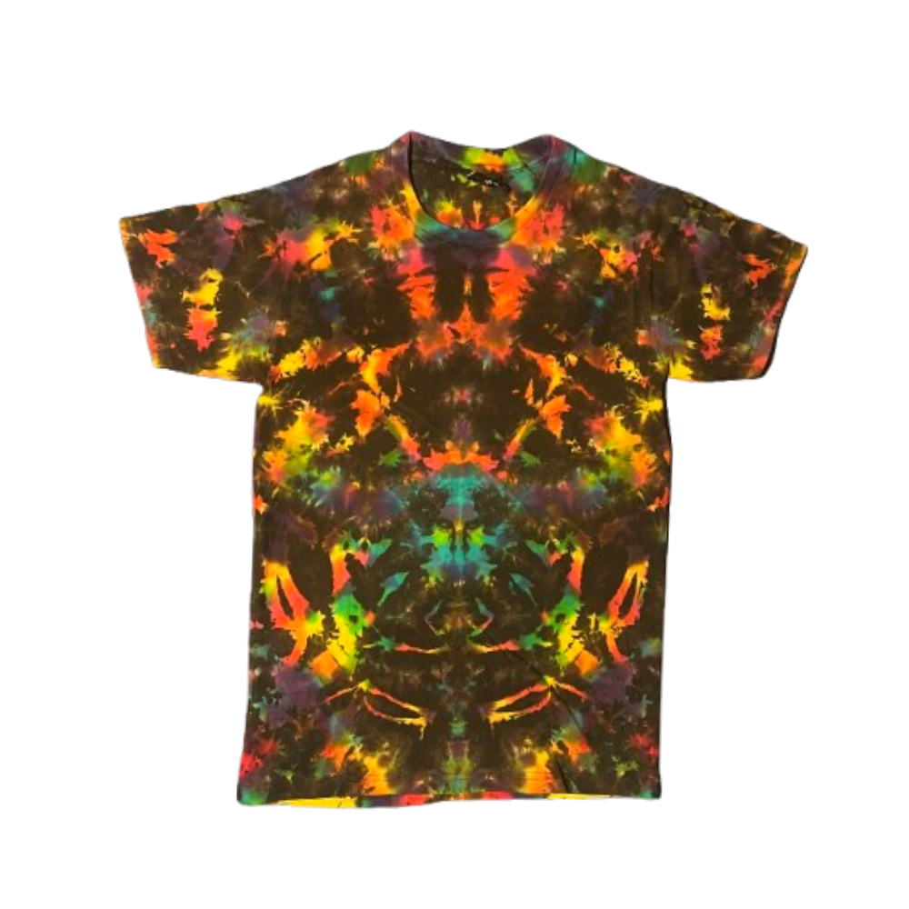 Hand-Dyed Tie Dye T-Shirt, Size S (FES2)