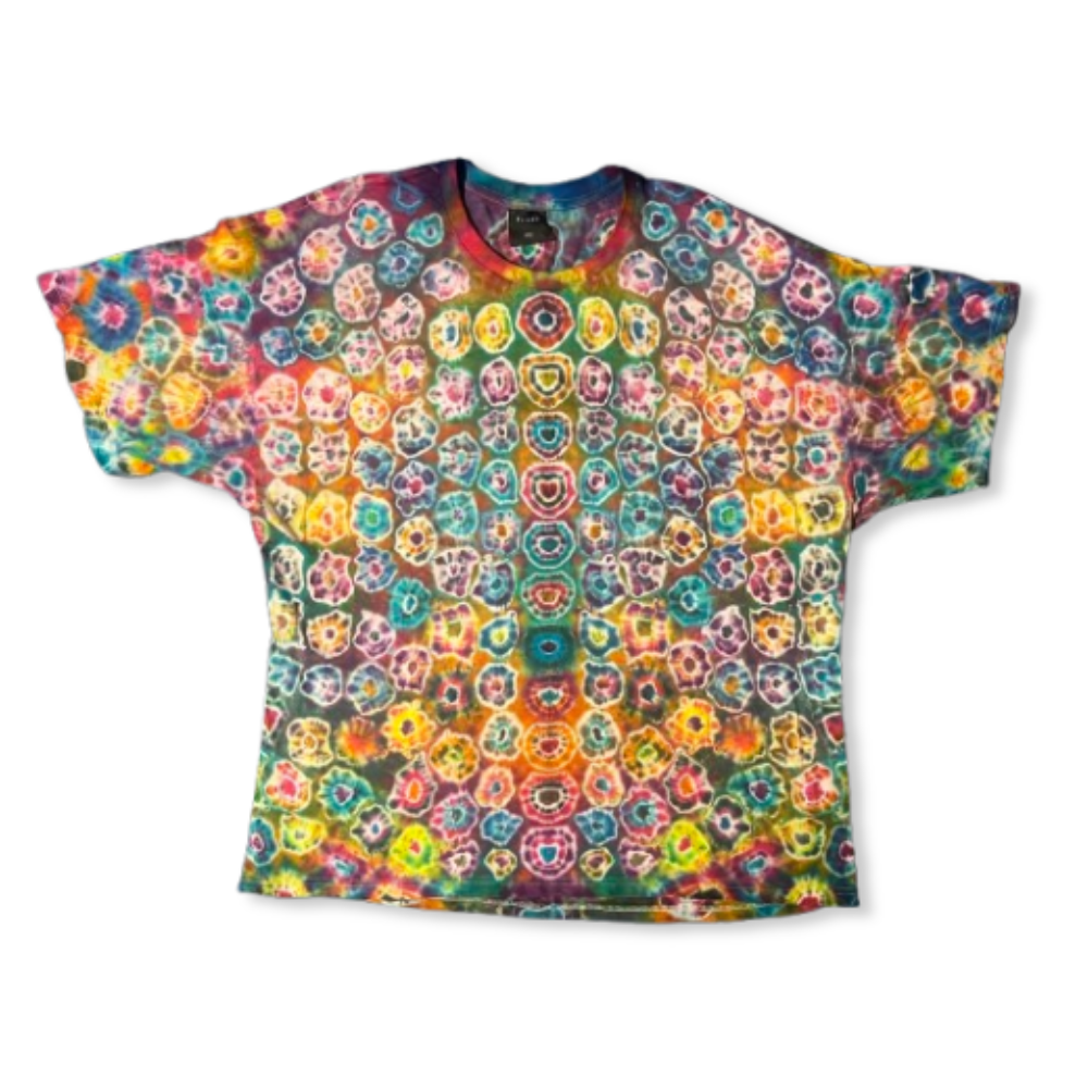 Hand-Dyed Tie Dye T-Shirt, Size XXL (FE2X03)