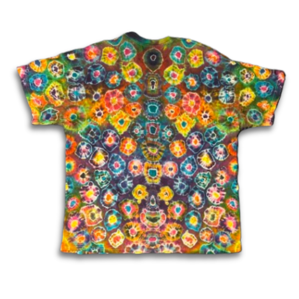 Hand-Dyed Tie Dye T-Shirt, Size XXL (FE2X04)