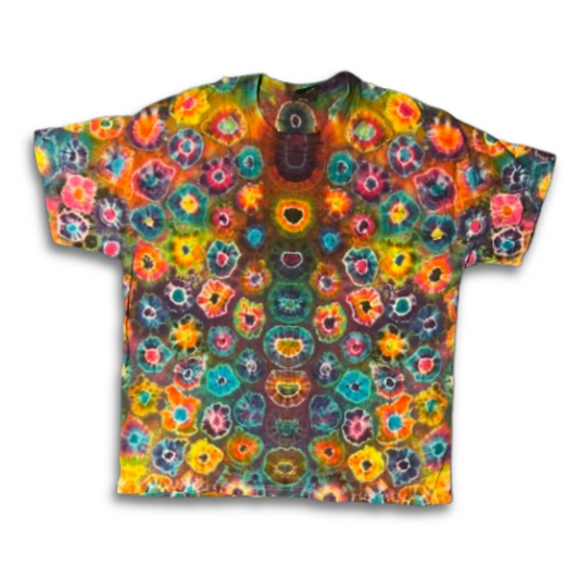Hand-Dyed Tie Dye T-Shirt, Size XXL (FE2X04)