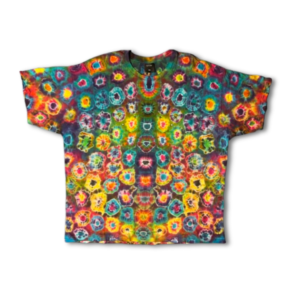 Hand-Dyed Tie Dye T-Shirt, Size XXL (FE2X05)
