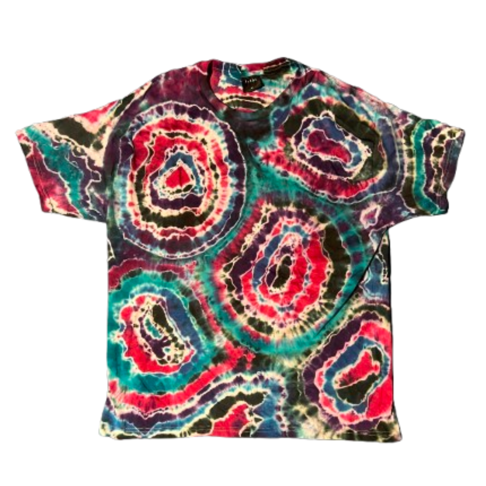 Hand-Dyed Tie Dye T-Shirt, Size XL (FEX05)