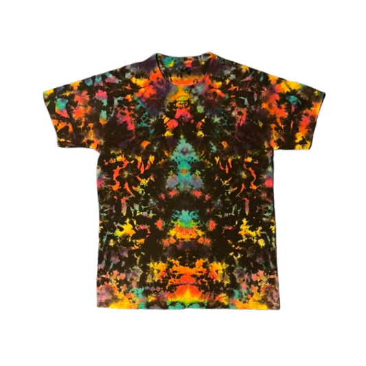 Hand-Dyed Tie Dye T-Shirt, Size M (FEM05)