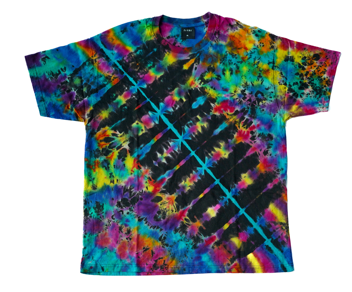 Hand-Dyed Tie Dye T-Shirt, Size XL (OCXL21)