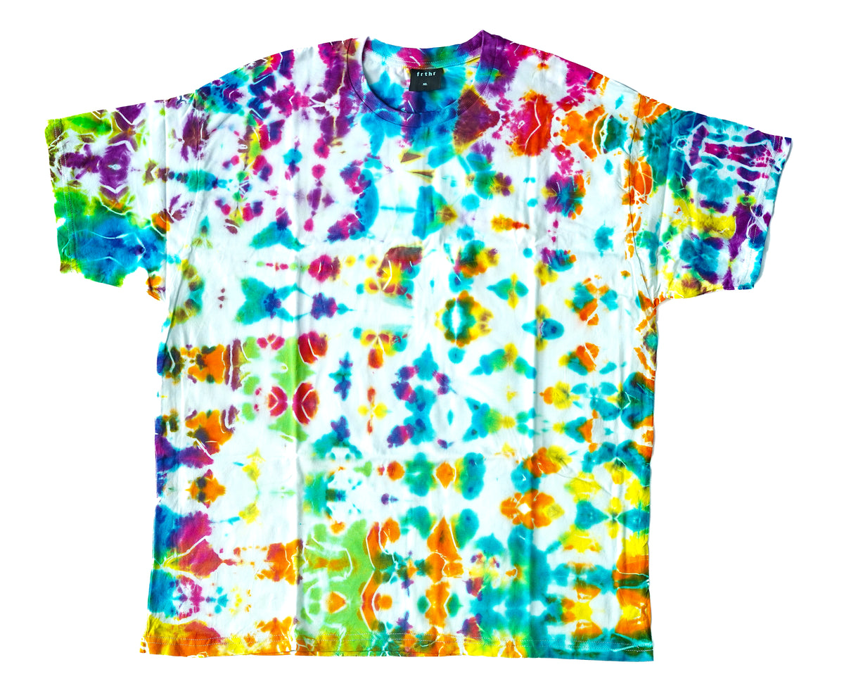 Hand-Dyed Tie Dye T-Shirt, Size XL (OCXL01)