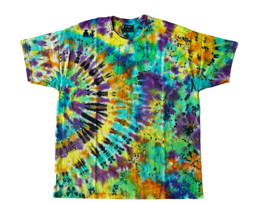Hand-Dyed Tie Dye T-Shirt, Size XL (OCXL15)
