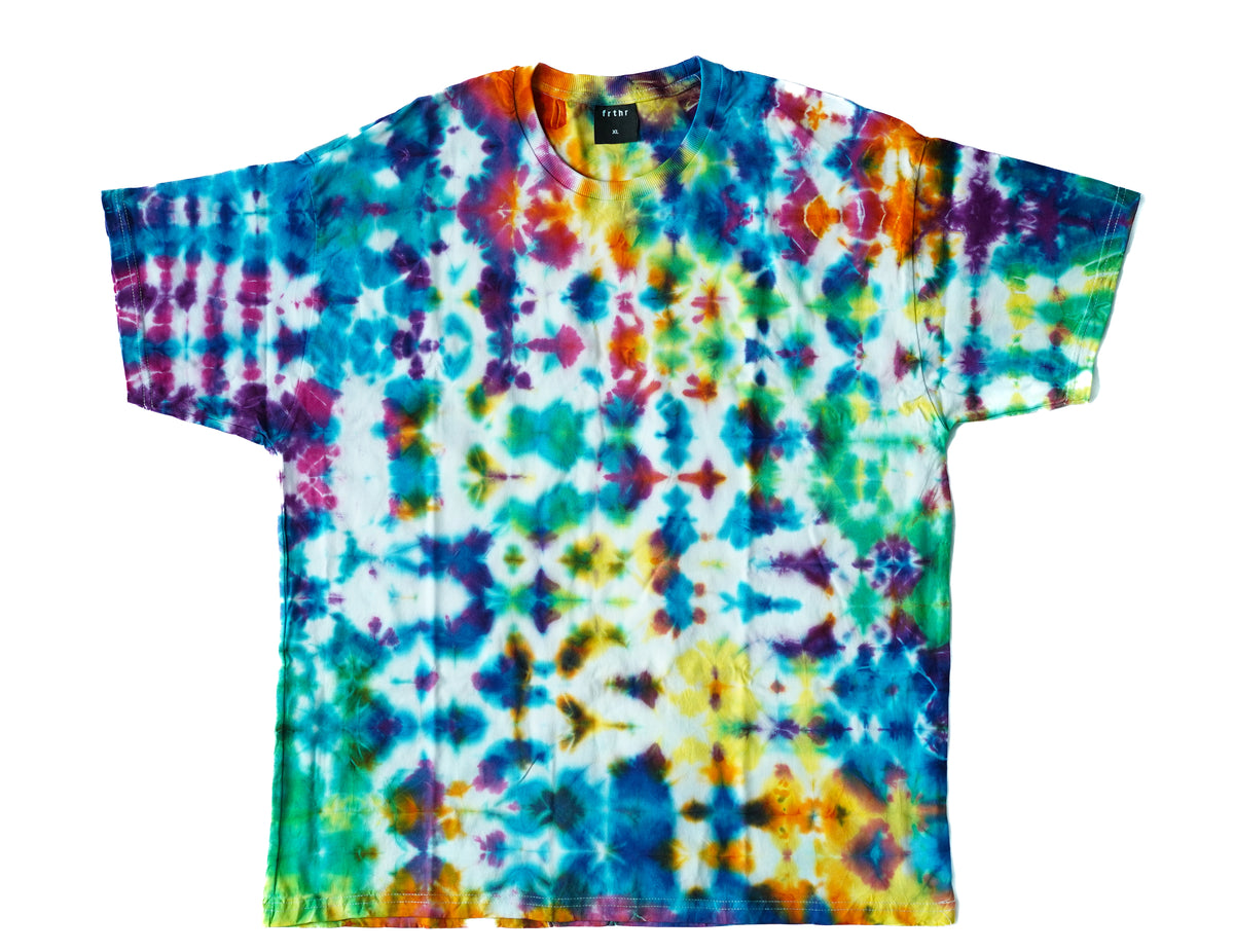 Hand-Dyed Tie Dye T-Shirt, Size XL (OCXL14)