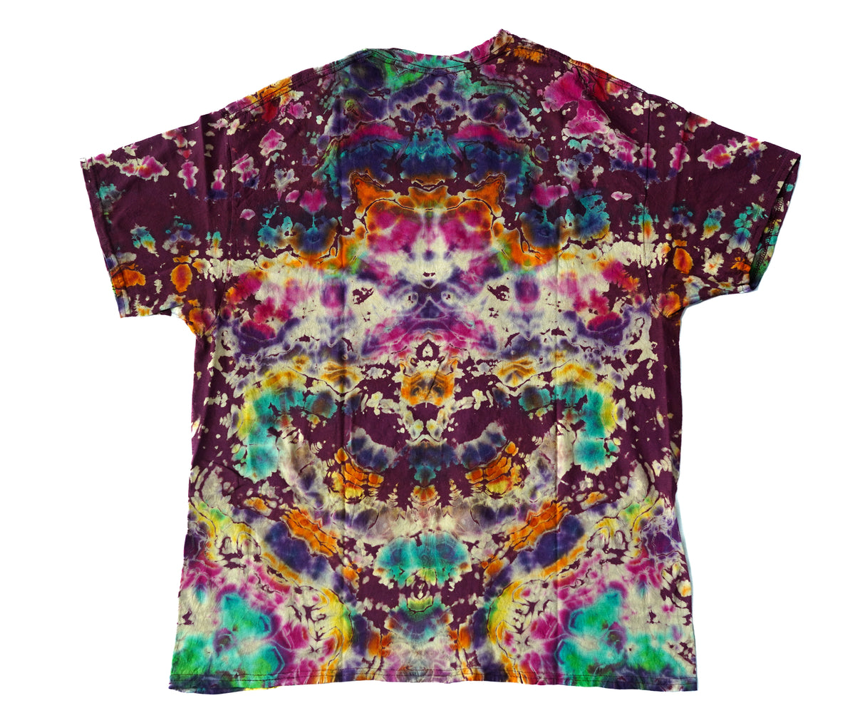 Hand-Dyed Tie Dye T-Shirt, Size XL (OCXL08)