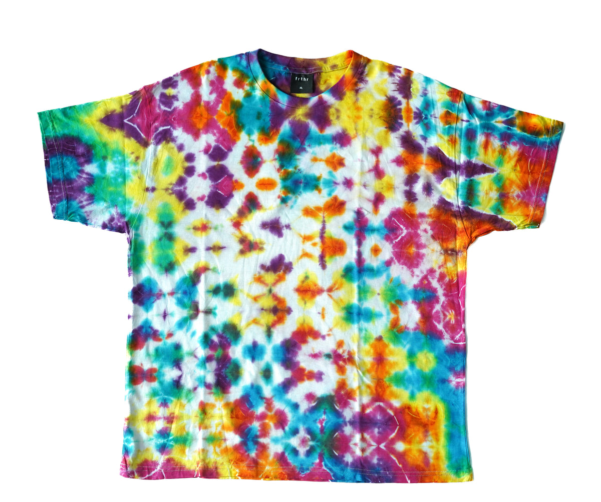 Hand-Dyed Tie Dye T-Shirt, Size XL (OCXL03)