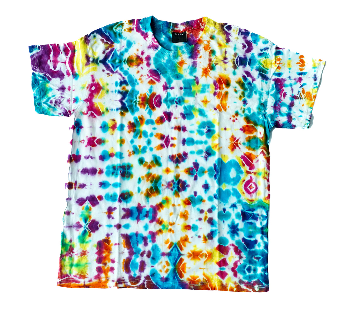 Hand-Dyed Tie Dye T-Shirt, Size L (OCL25)